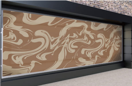 絵の具が浮いている模様 茶色