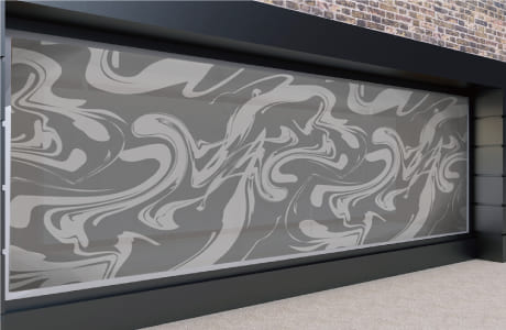 絵の具が浮いている模様 灰色