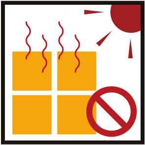 ガラス熱い イラスト