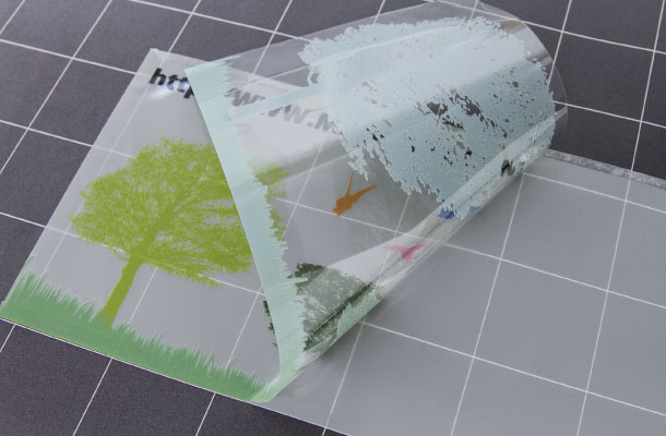 カラーインク＋白インク