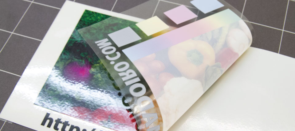 カラーインク＋白インク