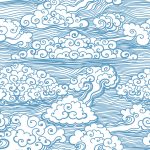 MSI-0010   和風な雲の柄