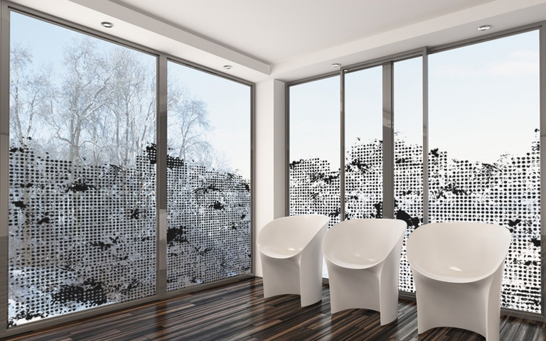 ガラスに目隠し用シール、ステッカー