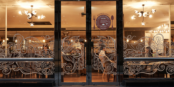 目隠し用シールガラスフィルム