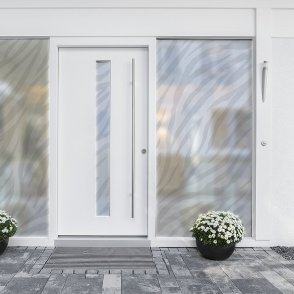 ゼブラ柄　ゼブラ模様　ガラスフィルム