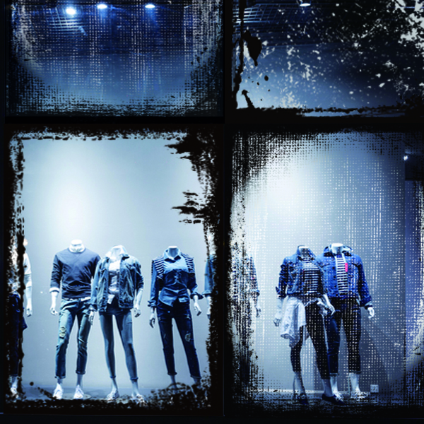 グランジ　ガラスフィルム　汚れてる風