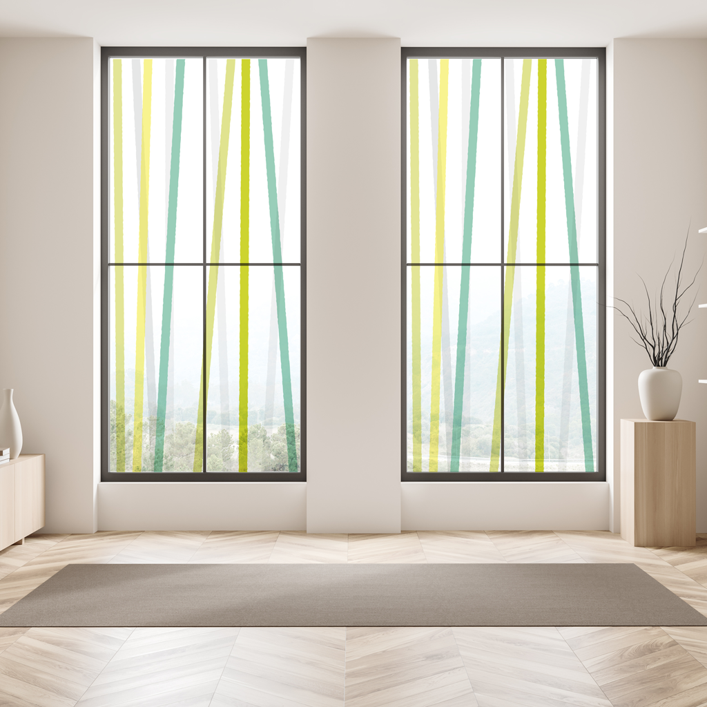 ストライプのガラスフィルム