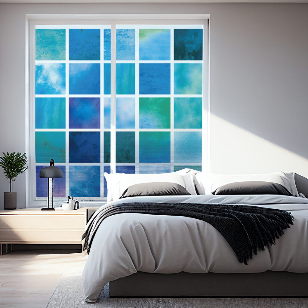 さわやかな青のガラスフィルム