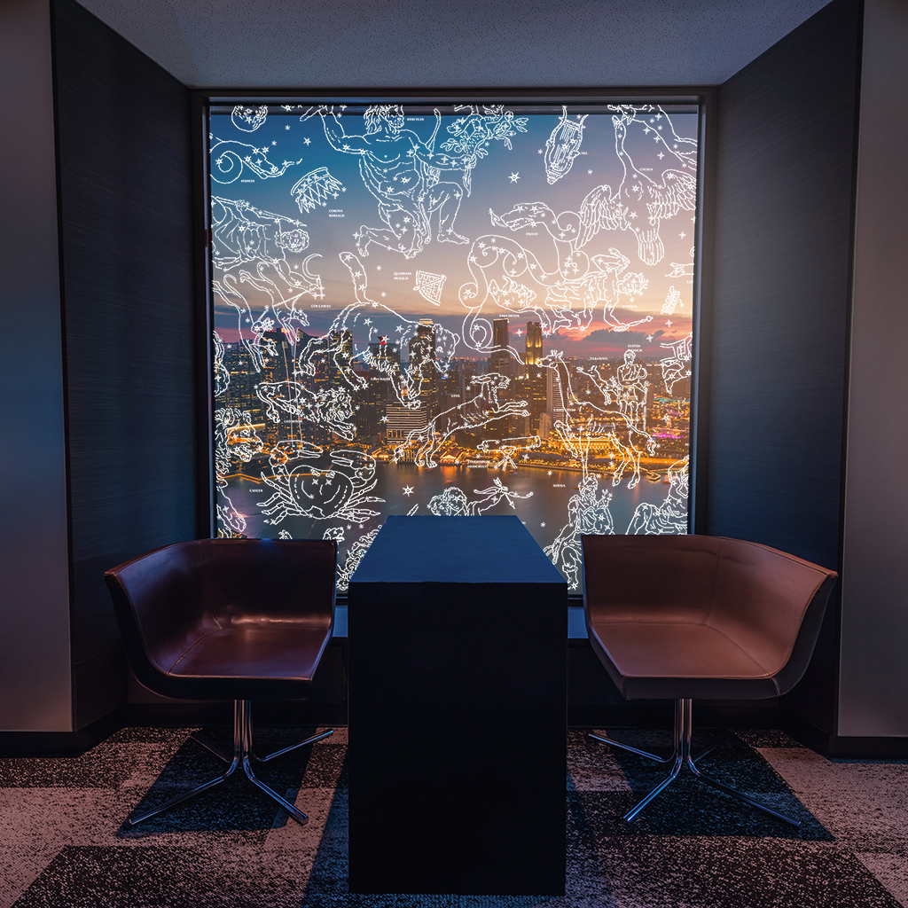 星座のガラスフィルム