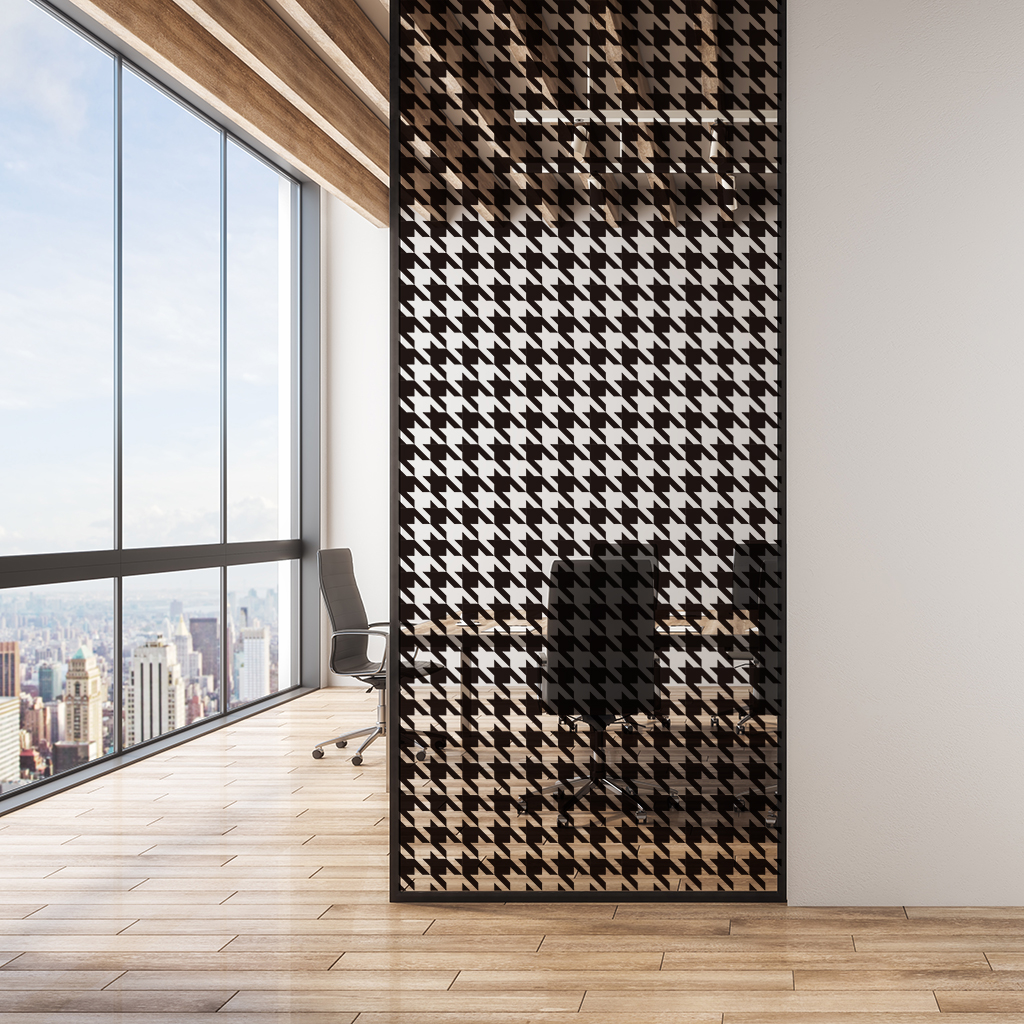 千鳥柄のガラスフィルム