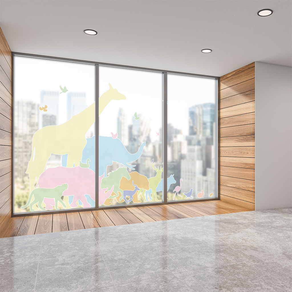 動物のガラスフィルム