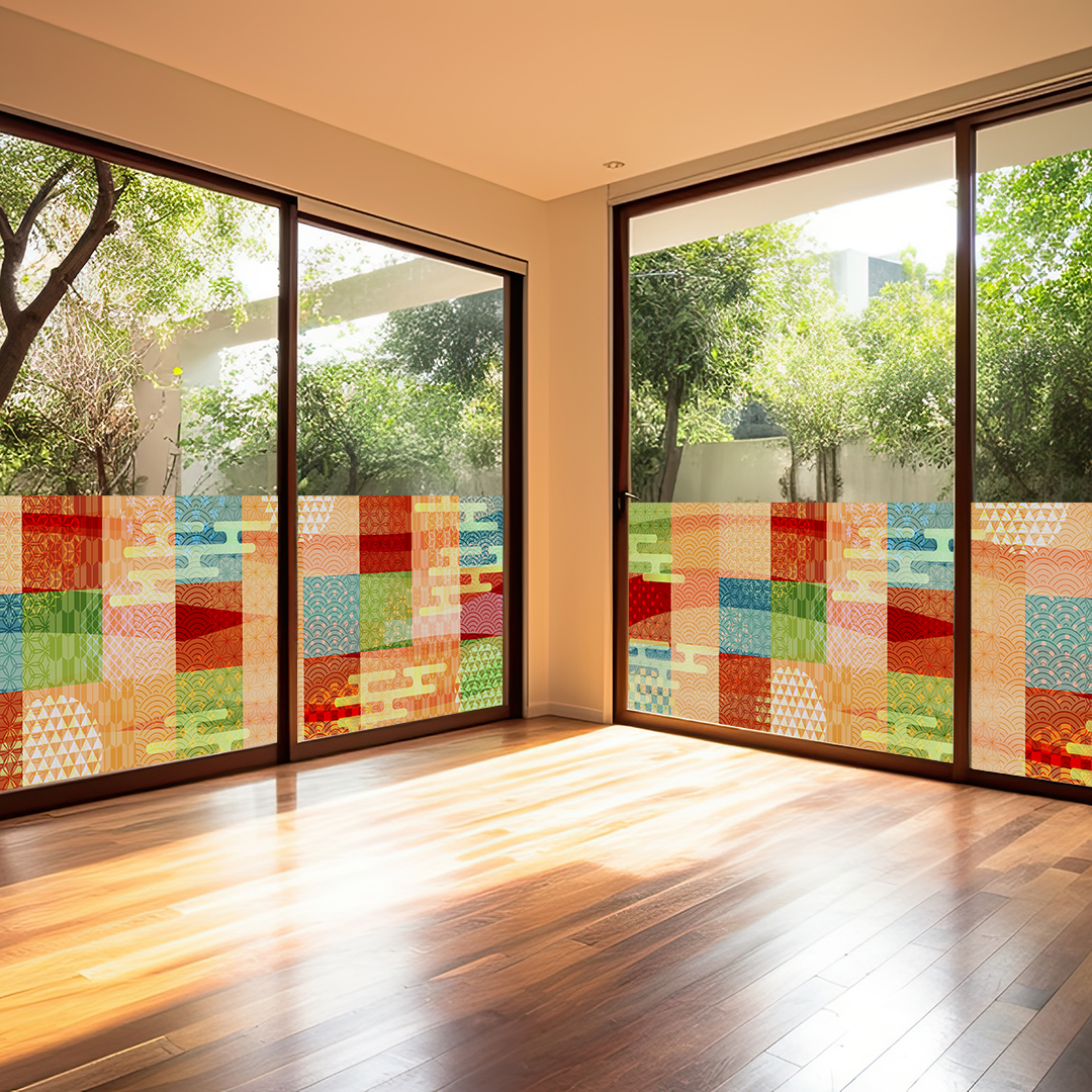 和紋様のガラスフィルム