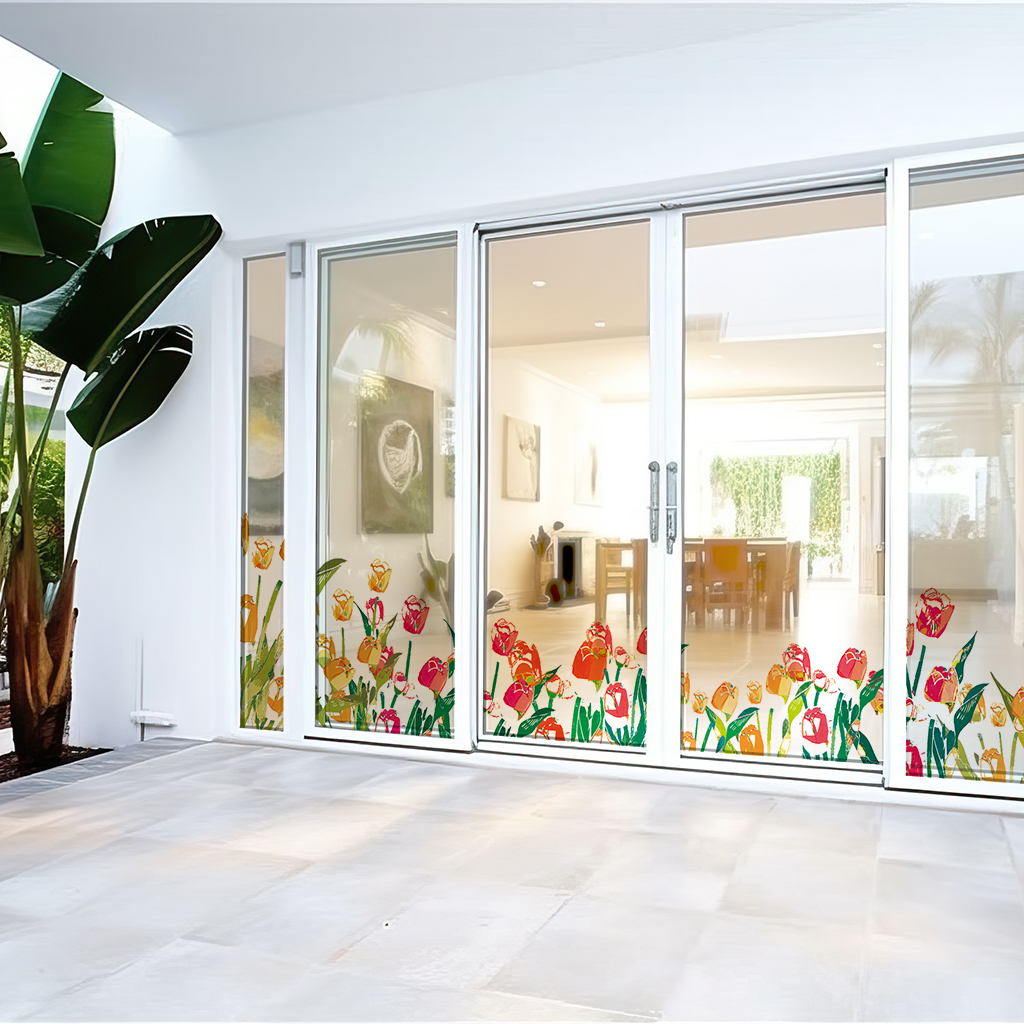 チューリップのガラスフィルム