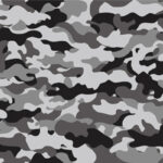 グレーの迷彩柄のガラスフィルム