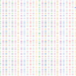 カラフルなストライプのデザイン