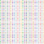 カラフルなストライプのデザイン