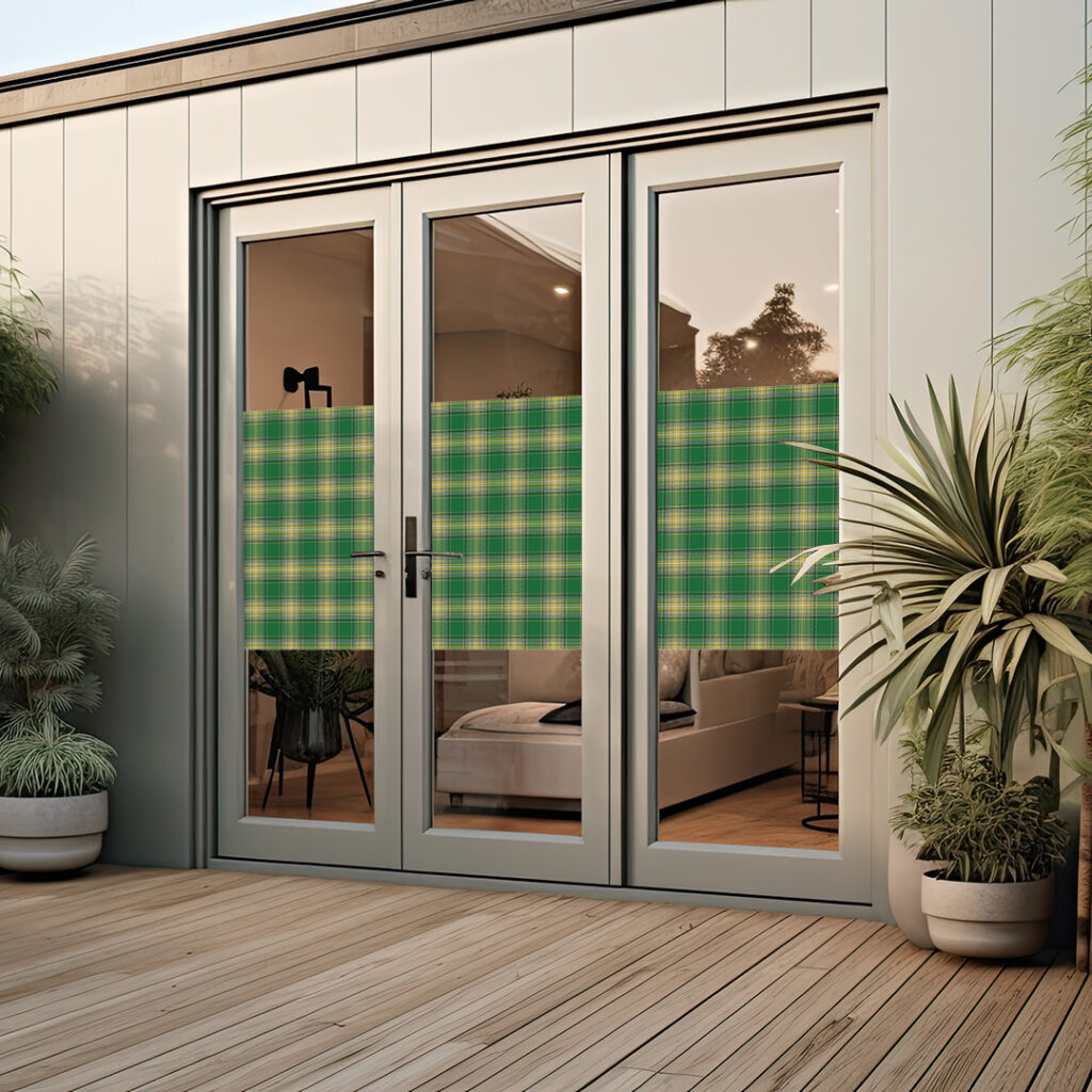 タータンチェックのガラスフィルム