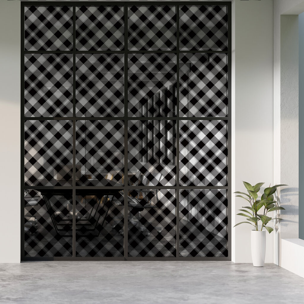 タータンチェックのガラスフィルム