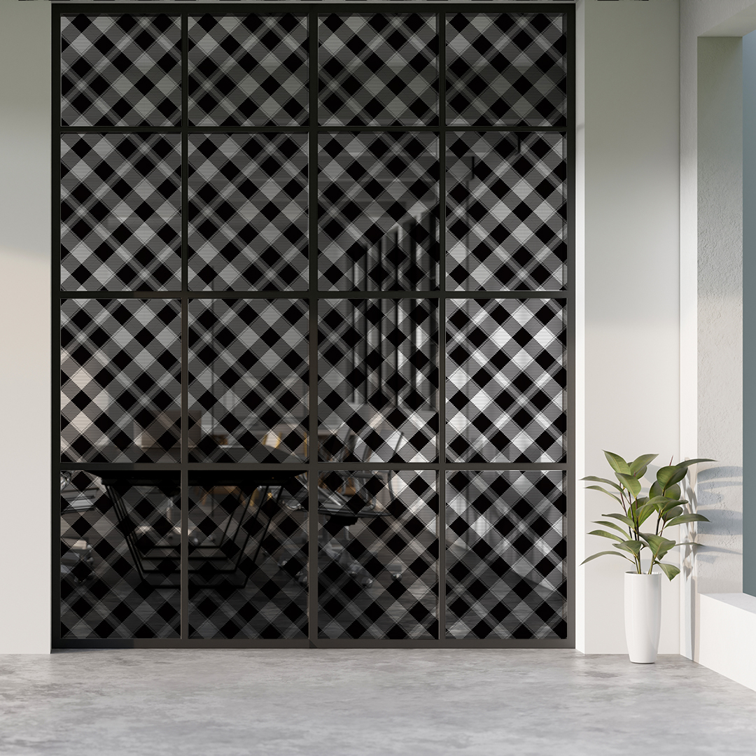 タータンチェックのガラスフィルム