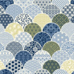 波のような和モダンのガラスフィルム