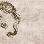 クールなドラゴンのガラスフィルム