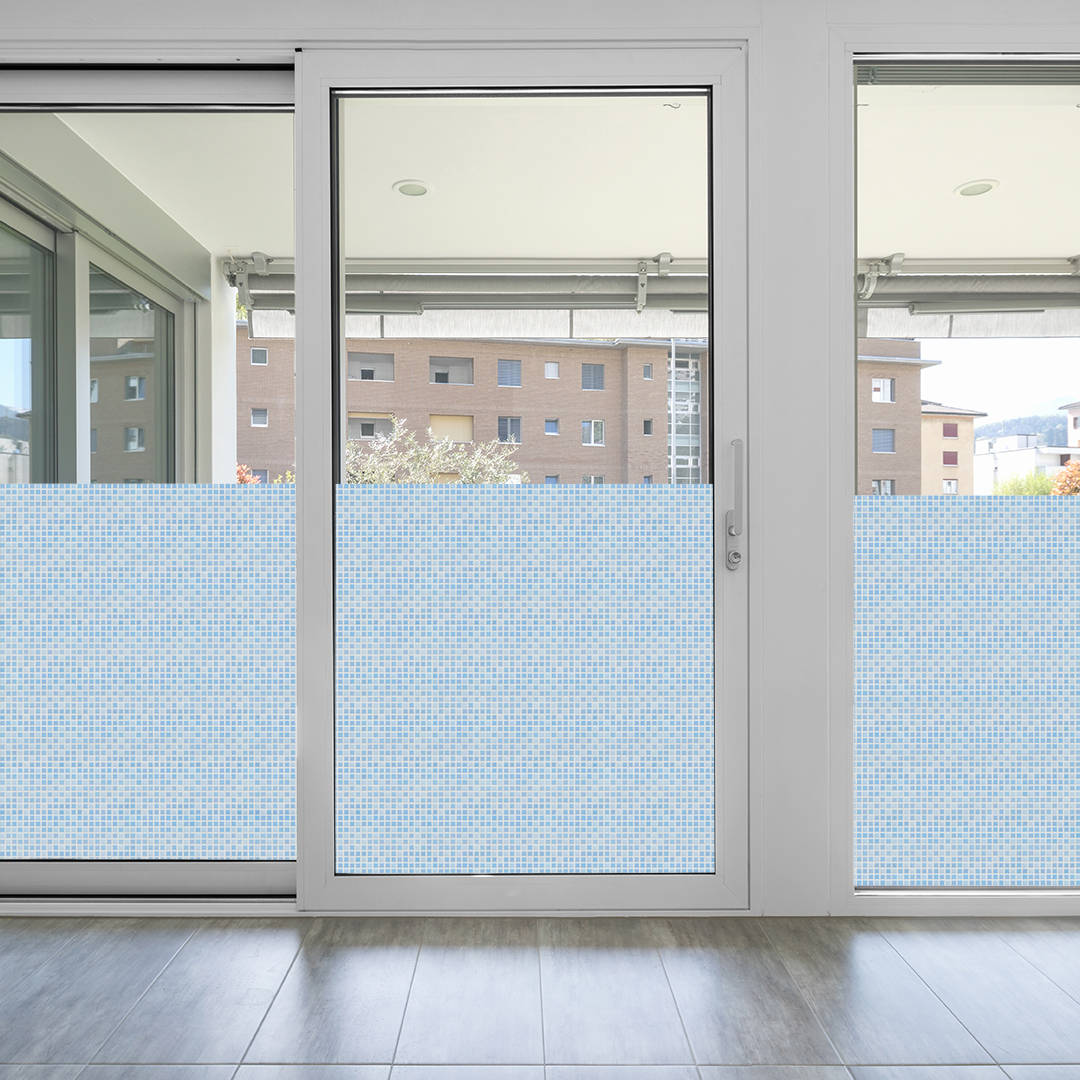 モザイクタイルのガラスフィルム