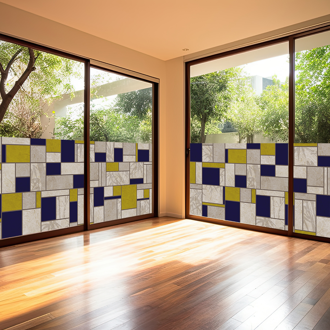 お洒落な和モダンのガラスフィルム