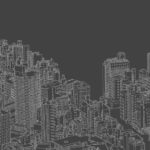 街並みのガラスフィルム