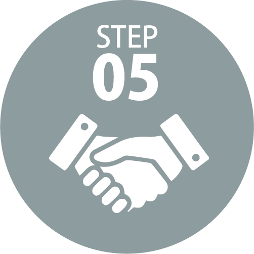 step5 握手イラスト