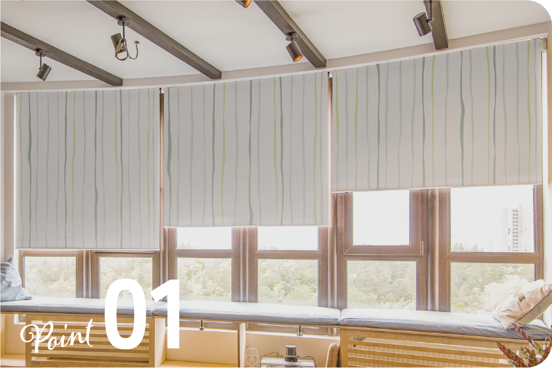 Point1 緑ストライプ