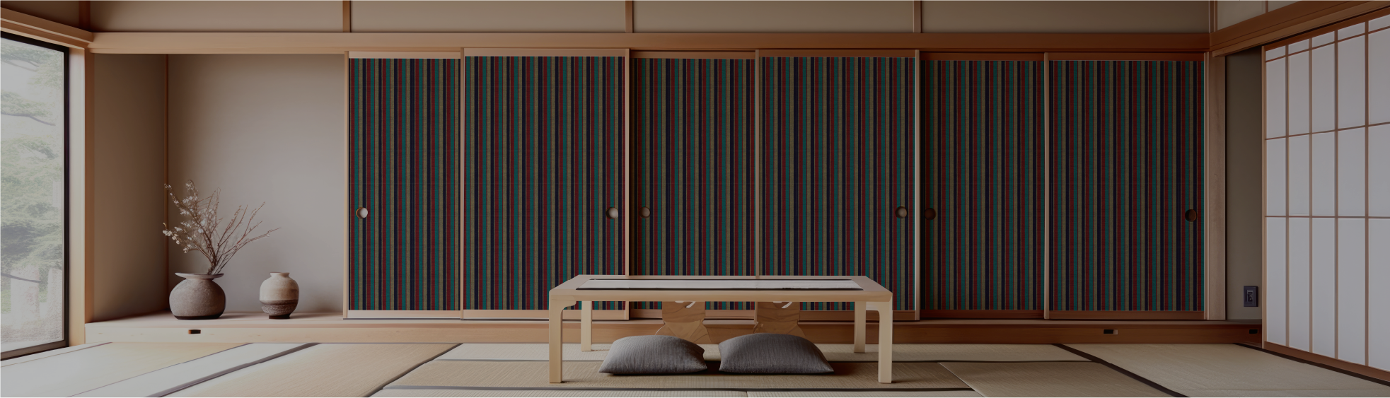 日本の縞模様-短夜-