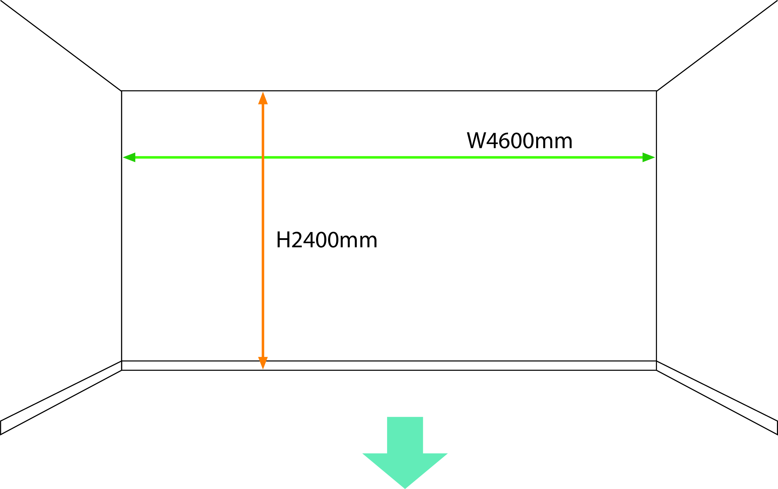 W4600mm H2400mm