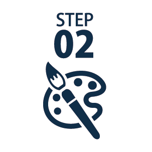 step2 メジャーイラスト
