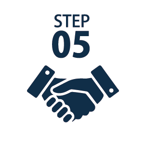 step5 握手イラスト