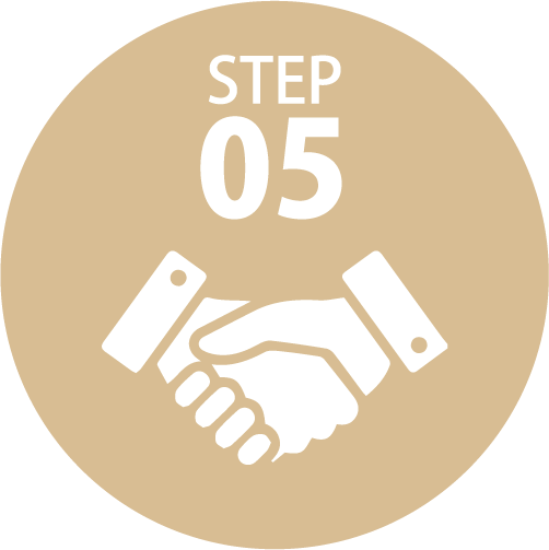 step5 握手イラスト