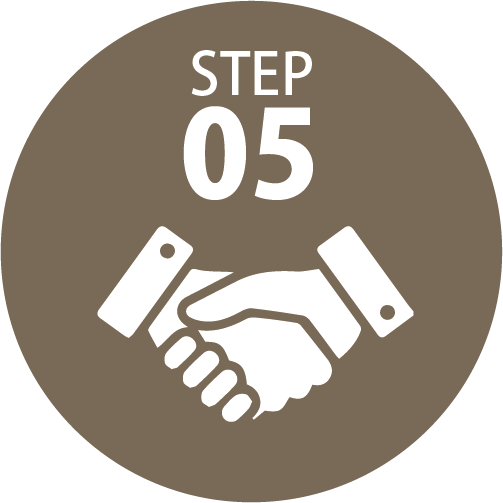 step5 握手イラスト