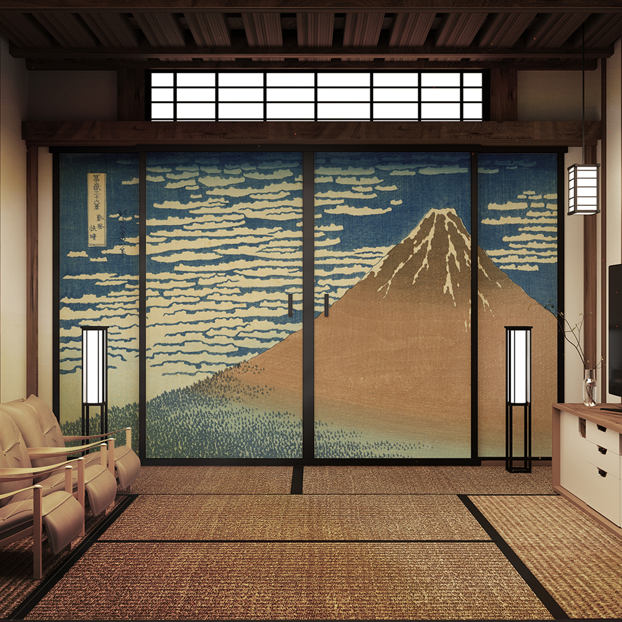 富士山 日本画