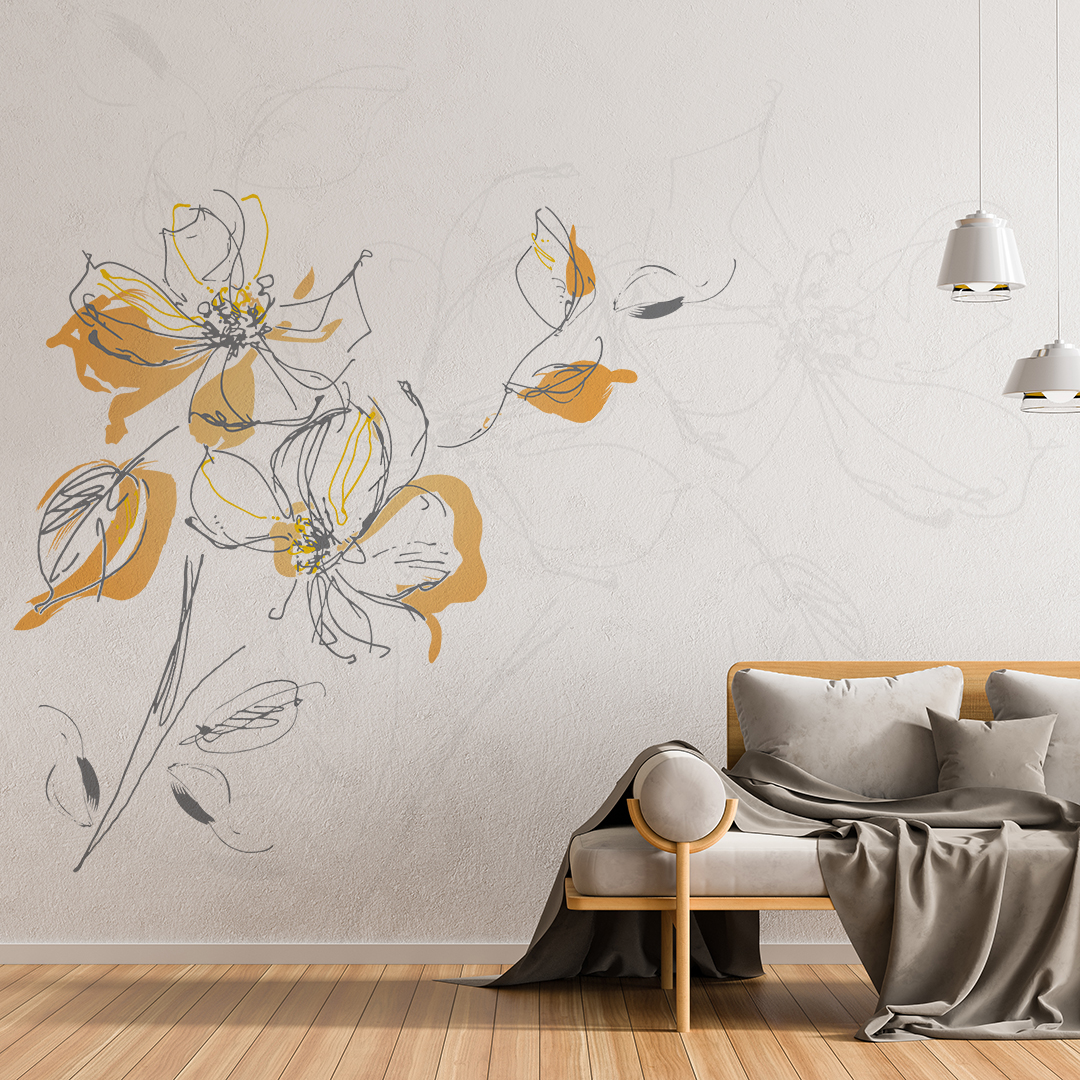 美しい花のデザインの壁紙