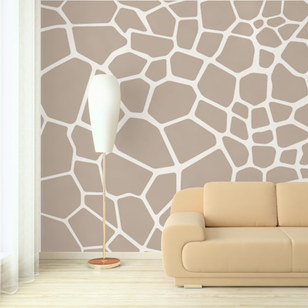 Kl 0029 Giraffe Wall かべいろのデザイン かべいろ Com おしゃれ壁紙リフォーム貼り替え オリジナルインクジェット壁紙