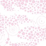 桜をイメージした和モダンのデザイン壁紙