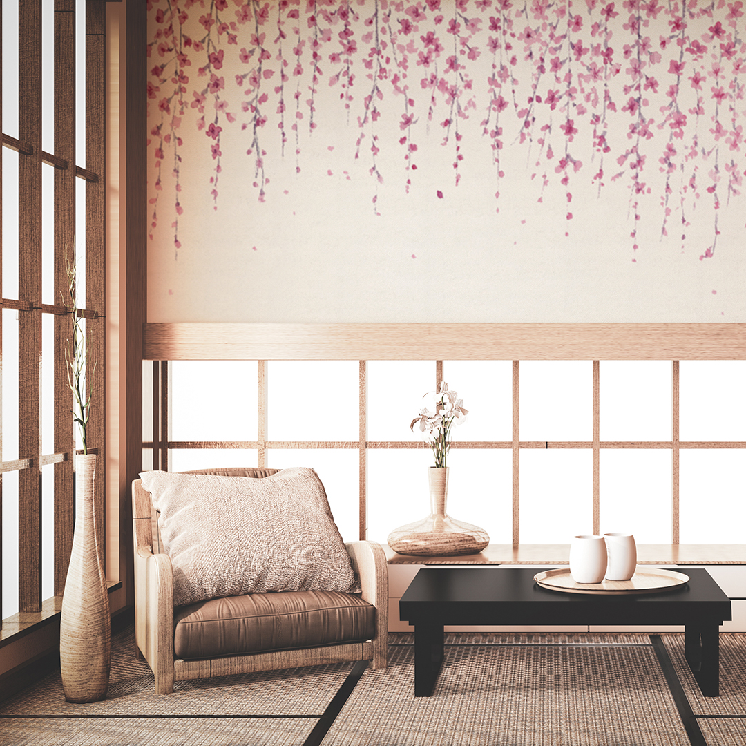 水彩の桜の壁紙