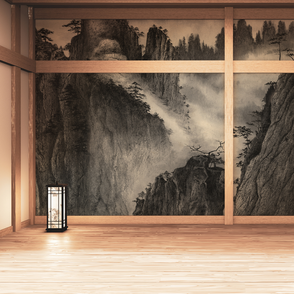 【コラム】雄大な自然を感じる水墨画デザインはいかがですか？