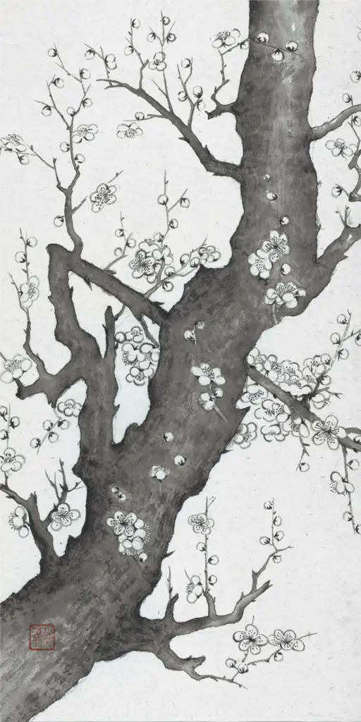 梅暦　白