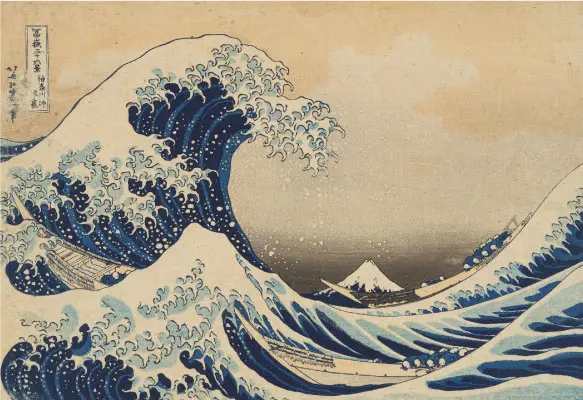 冨嶽三十六景＿神奈川沖浪裏