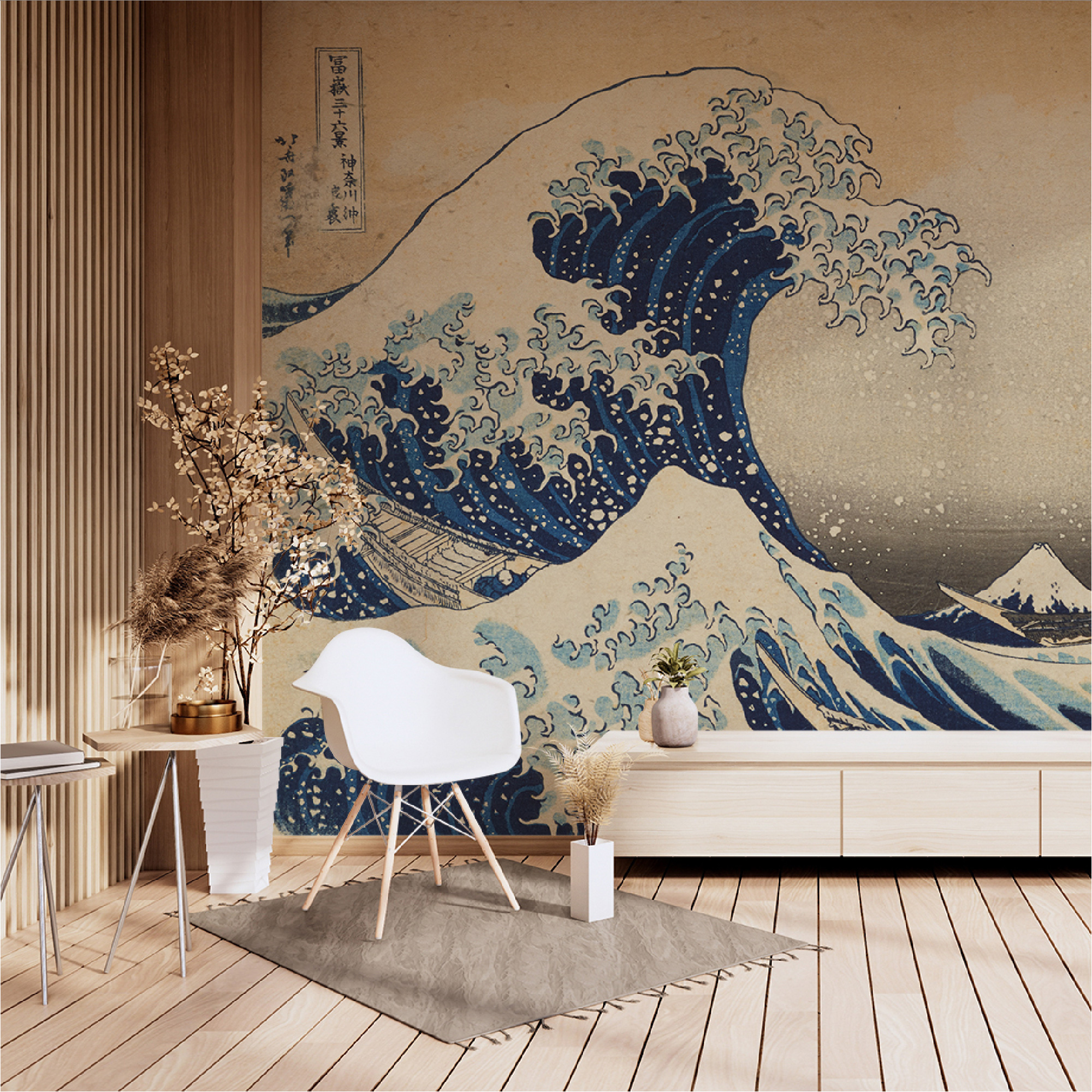 KJ-0140 冨嶽三十六景＿神奈川沖浪裏/葛飾北斎