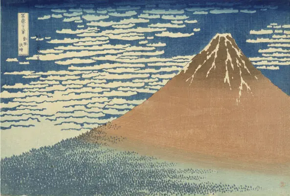 冨嶽三十六景　凱風快晴