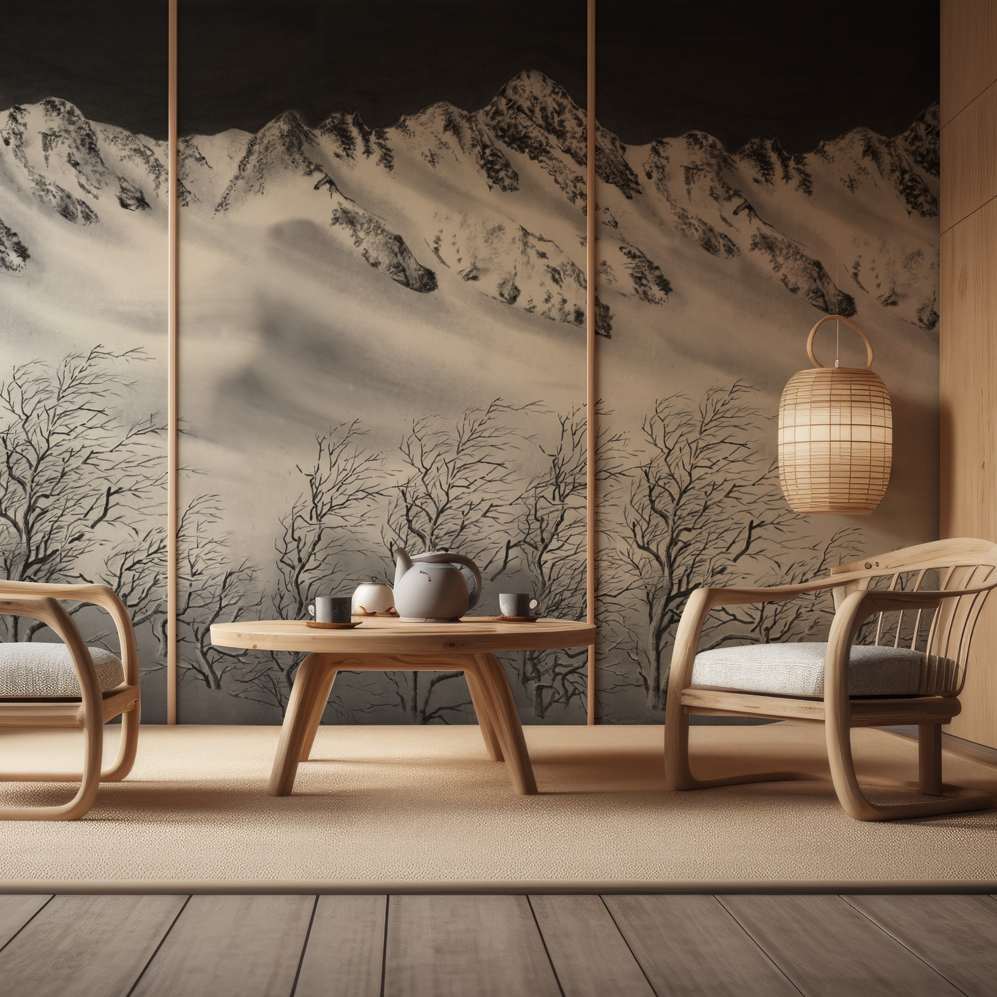 KJ-0132 冬の雪嶺