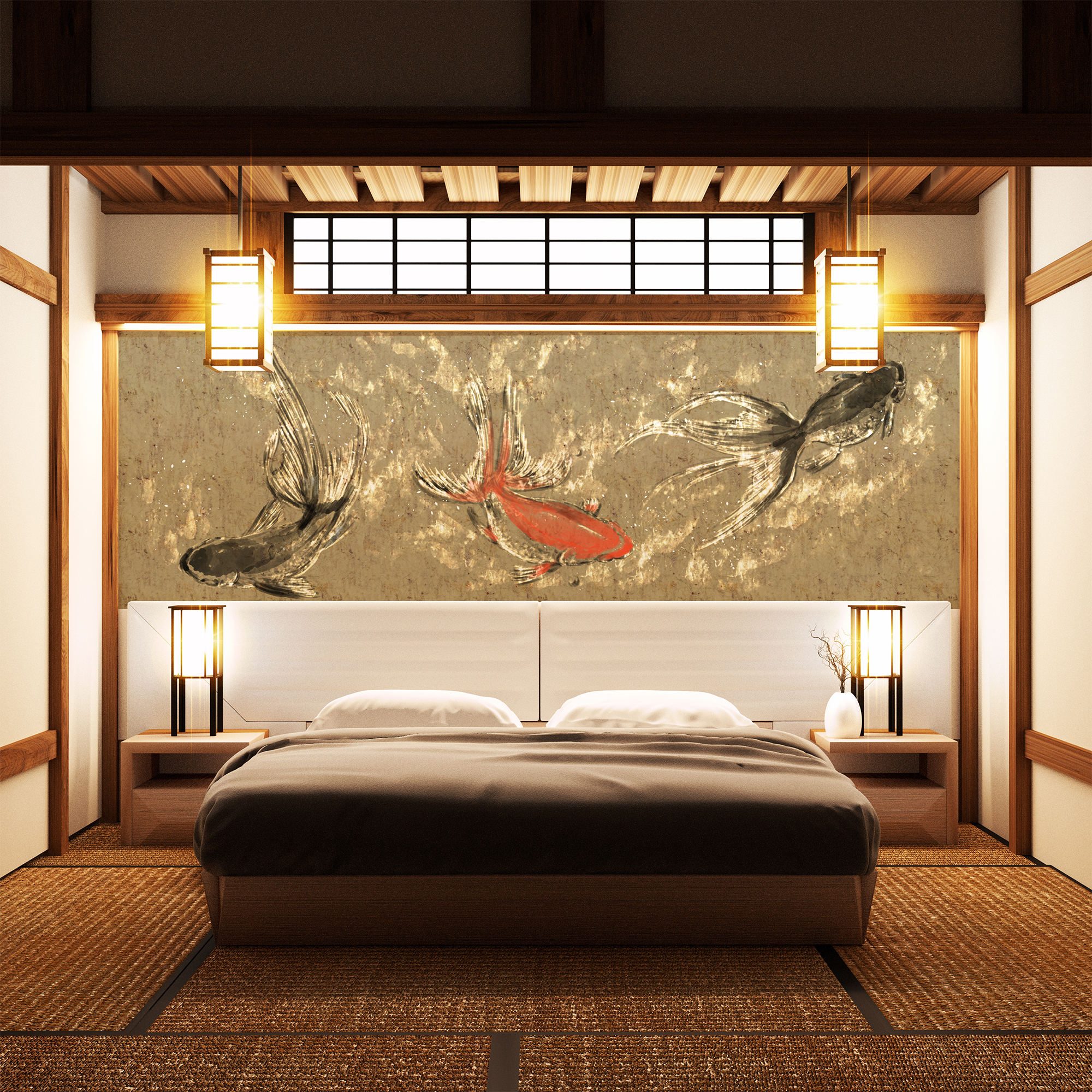 KJ-0122 金魚和紙