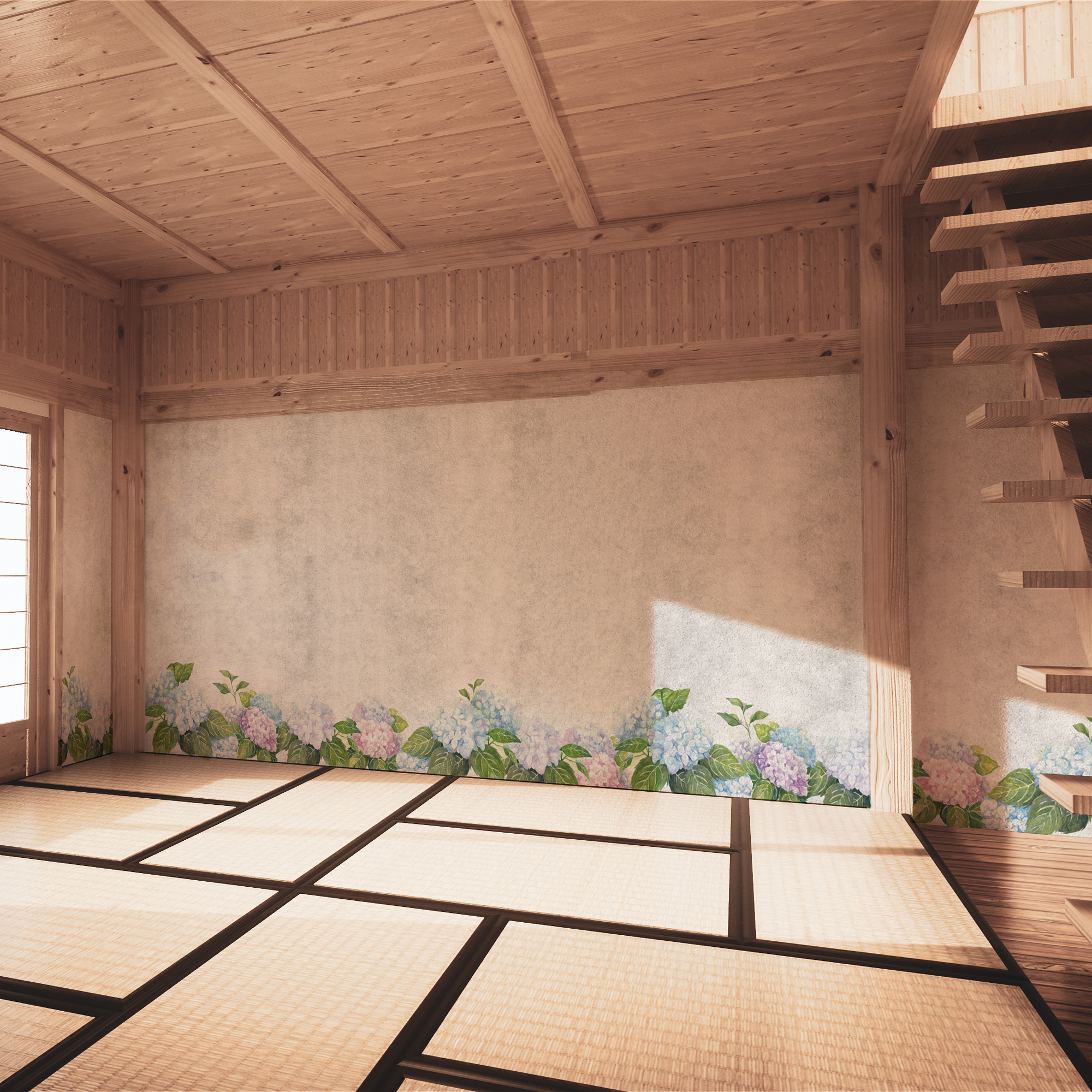 KN-0138 朗らかな紫陽花