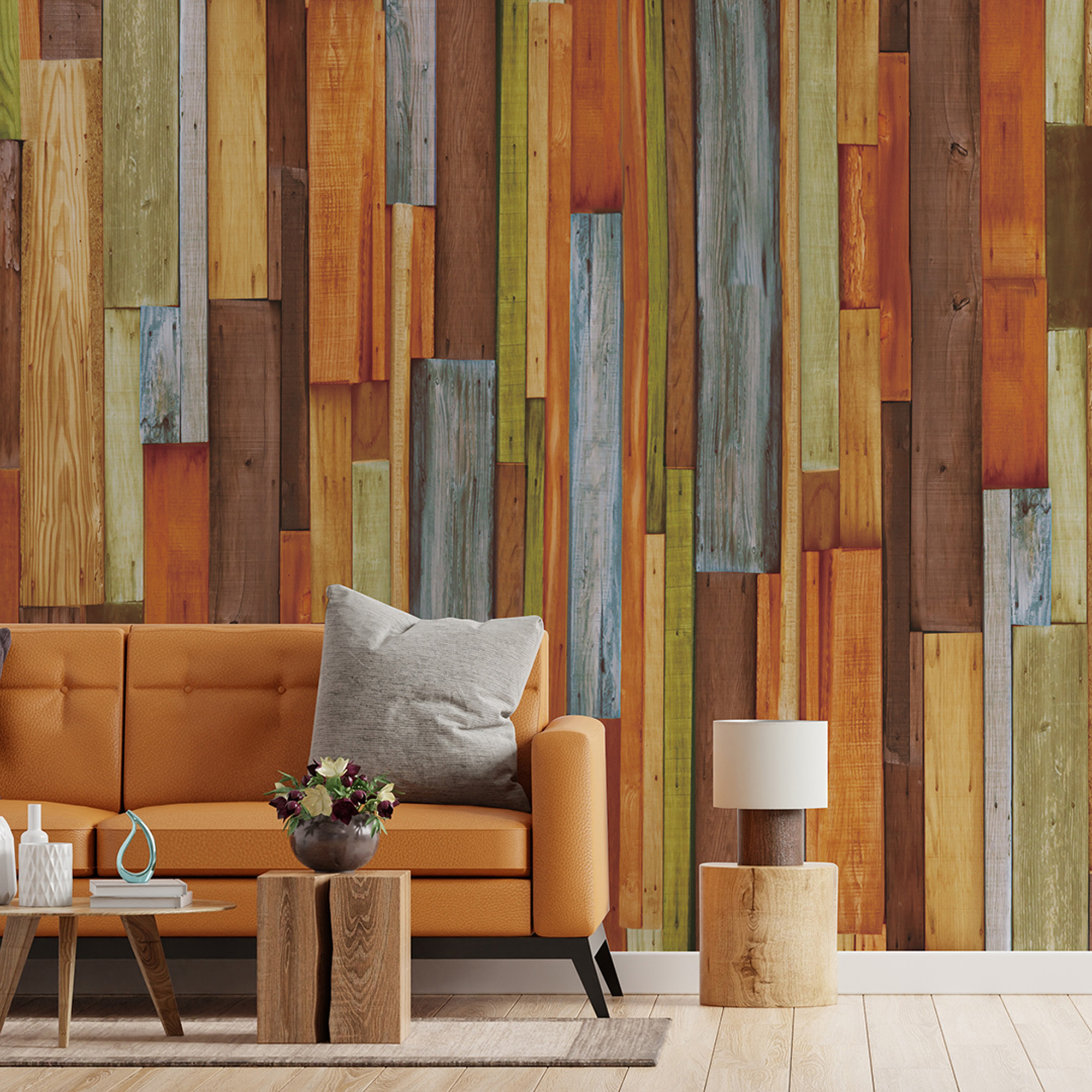 KP-0118 Colorful paint wood